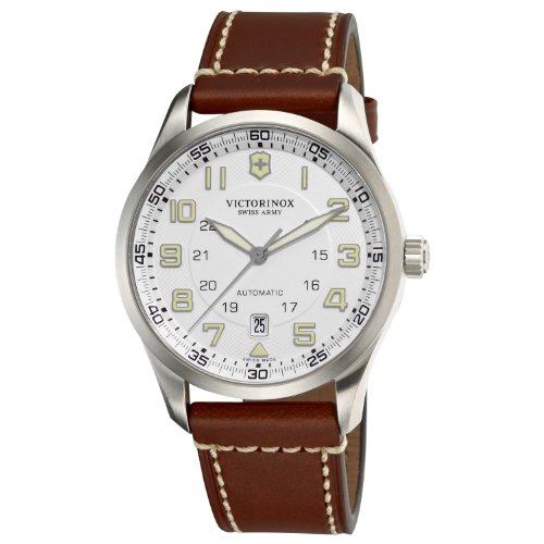 Victorinox Herren-Armbanduhr XL Professional AnalogAutomatik Leder 241505 von Victorinox