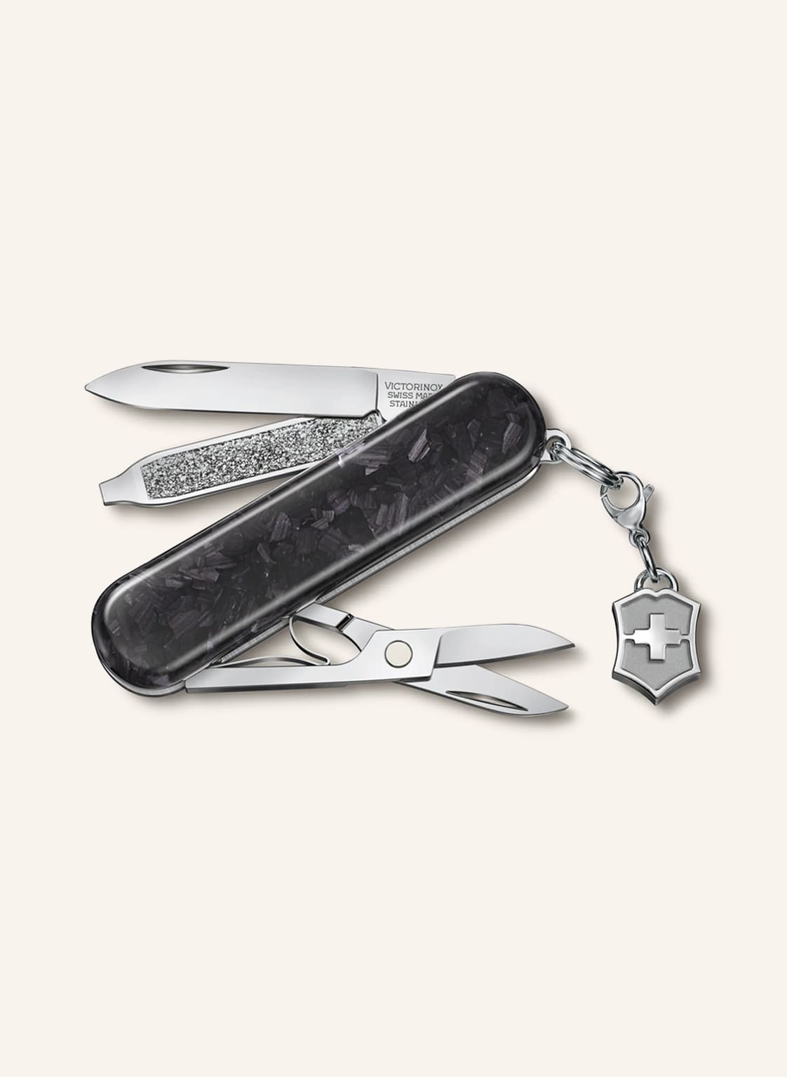 Victorinox Taschenmesser Classic Sd Brilliant Carbon grau von Victorinox