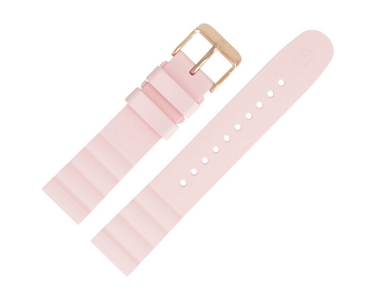 Victorinox Uhrenarmband 18mm Kunststoff Pink 005715 von Victorinox