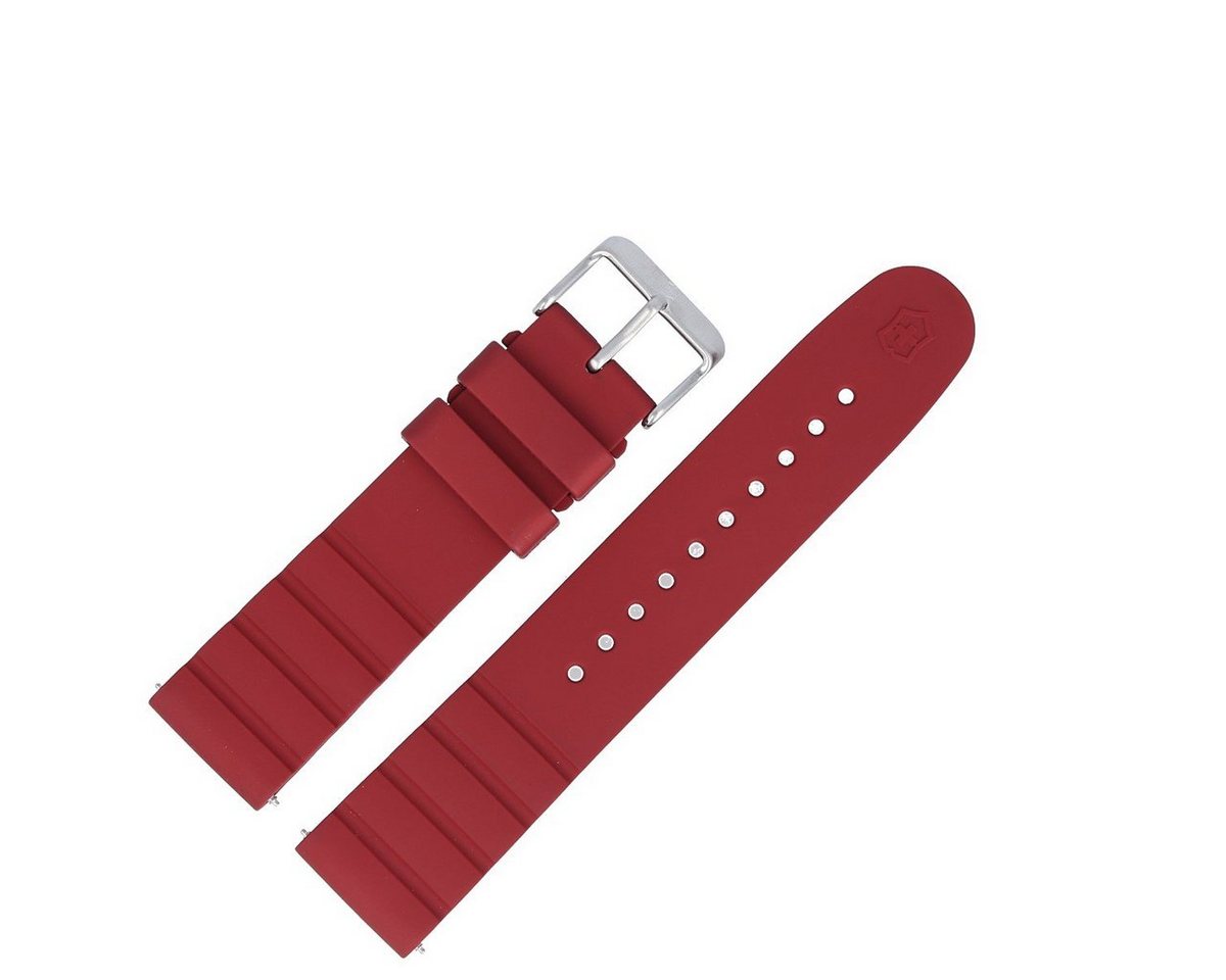 Victorinox Uhrenarmband 22mm Kunststoff Rot 5164 von Victorinox