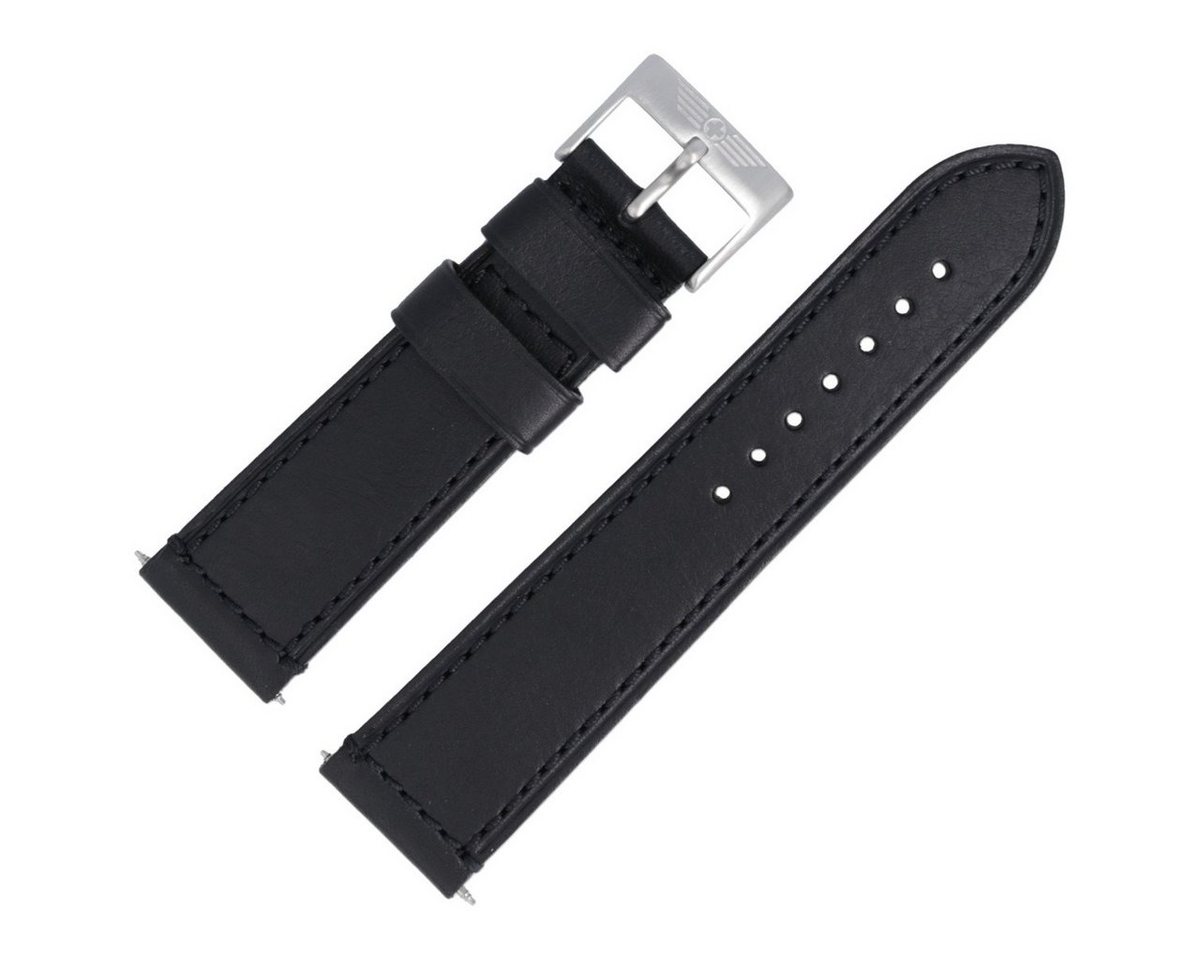 Victorinox Uhrenarmband 23mm Leder Schwarz 2060 von Victorinox