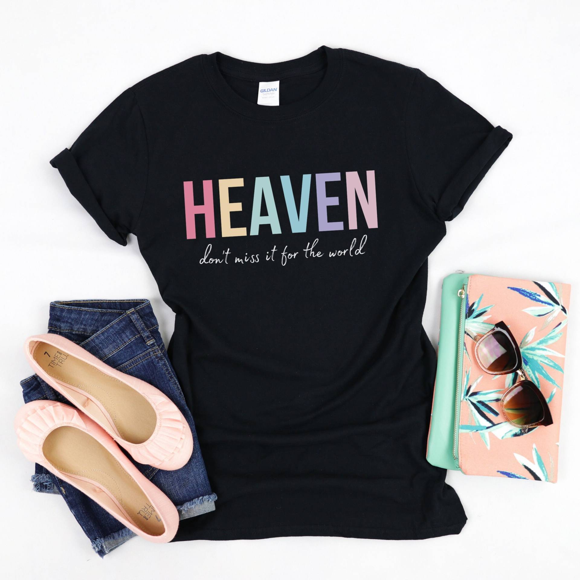 Himmel Shirt, Verpassen Sie Es Nicht Für Die Welt, Weiches Farbshirt, Tshirt, Damenhemden, Christliche Kleidung, Geschenk Sie, Religiöses T-Shirt von VictoryAttire