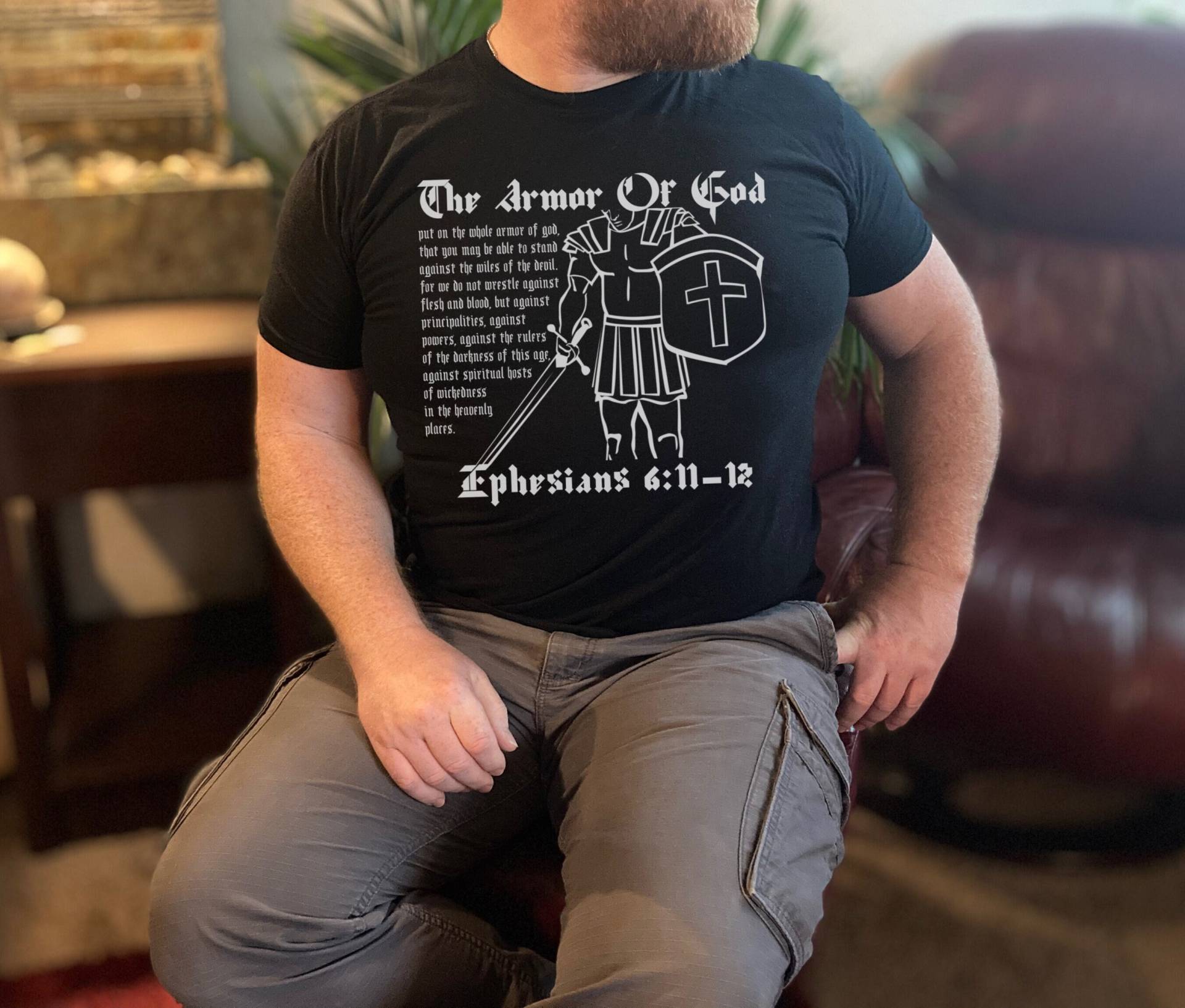 Put On The Full Armor Of God Shirt, Ephemden Ritterhemden, Rüstung Gottes Religiöses Christliches Geschenk, Schild Der von VictoryAttire