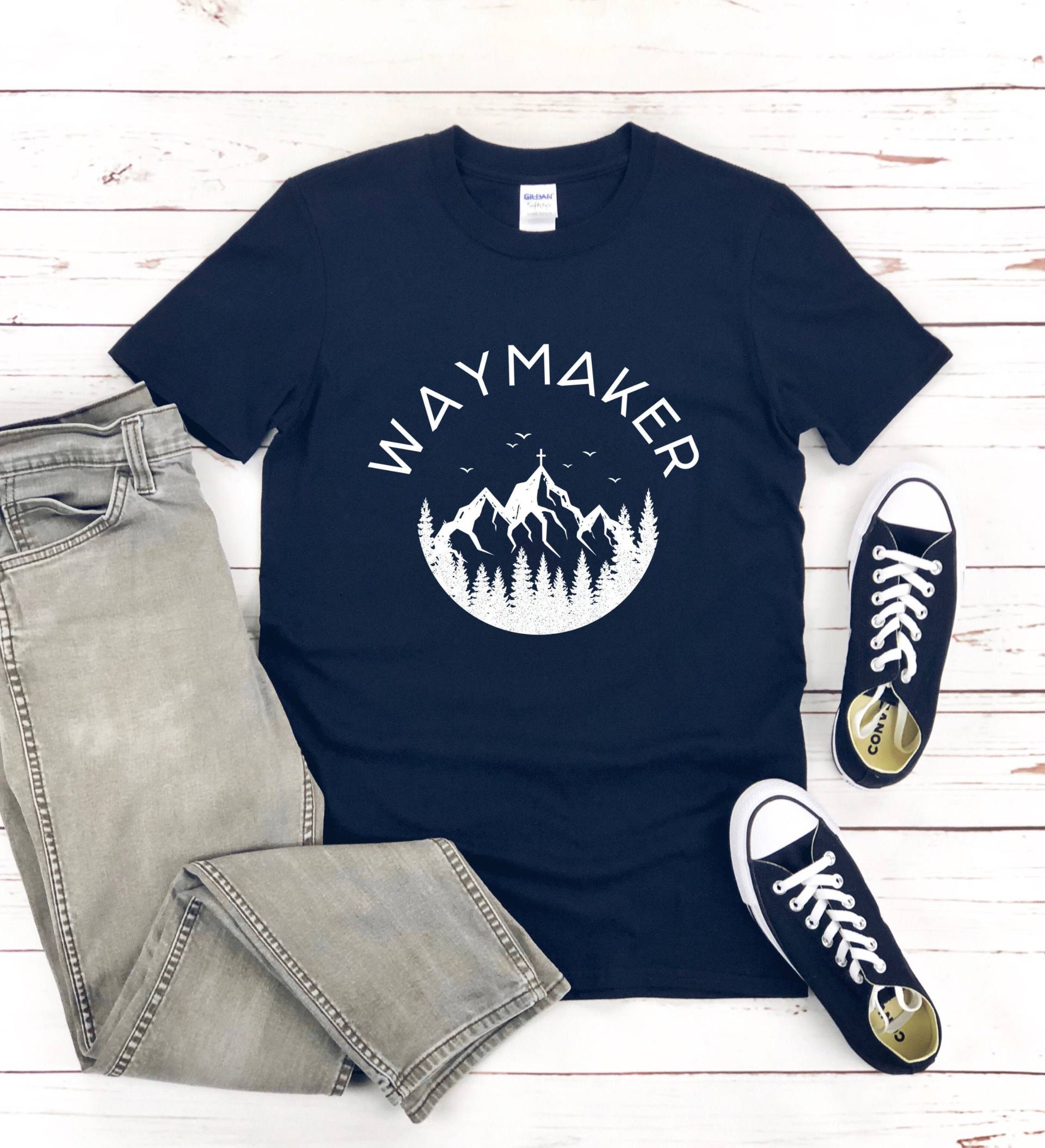 Waymaker Shirt, Way Maker T-Shirt, Christliche T-Shirts, Glaube Religiöses Jesus Gnade, Bibelvers T-Shirt von VictoryAttire