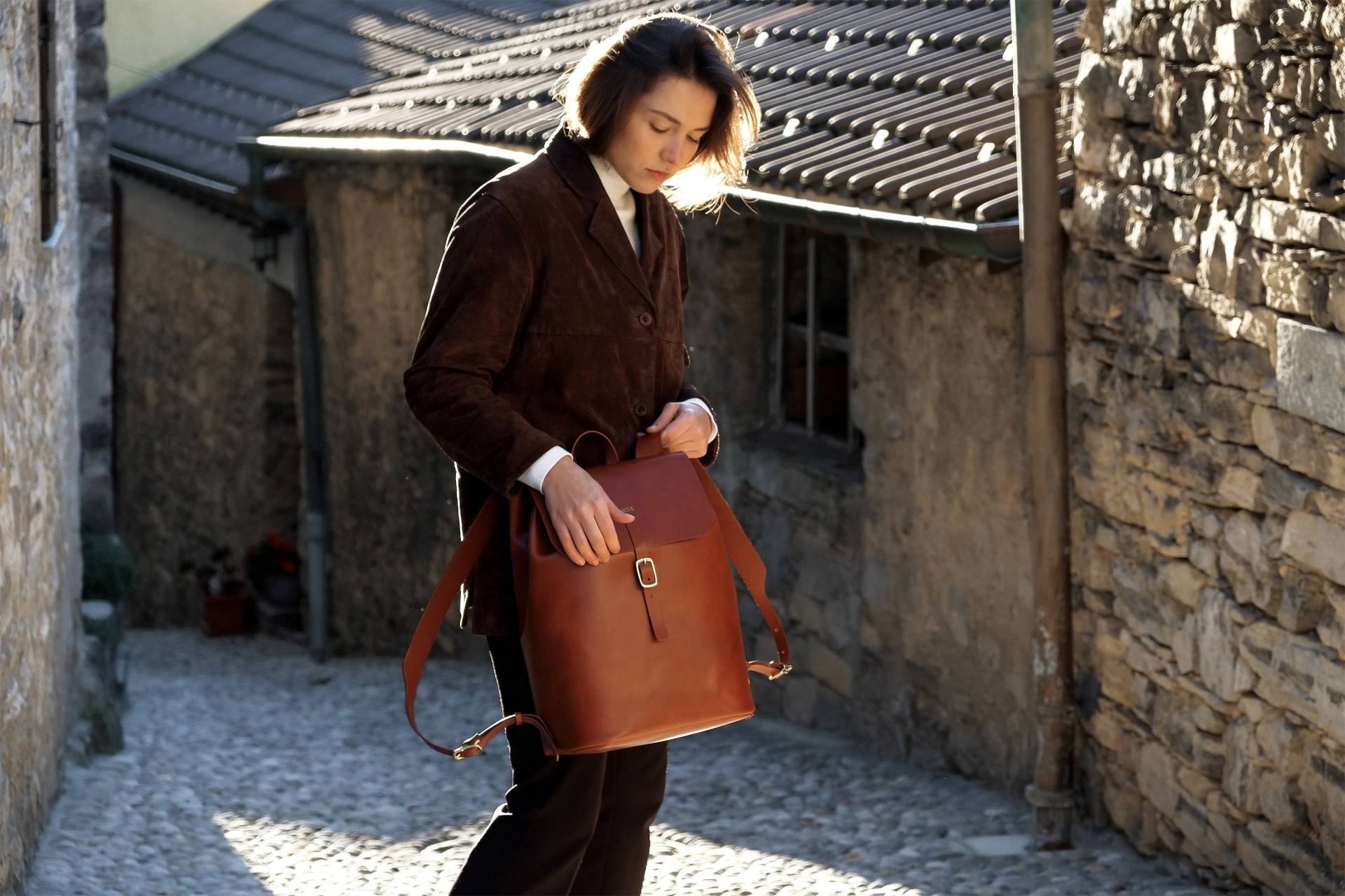 Leder Rucksack⎪Rucksack⎪Leder Rucksack⎪Handgefertigter Rucksack⎪Rucksack⎪Handgefertigter Rucksack⎪Nachhaltiges Leder⎪Natur-Leder von VicusPelle