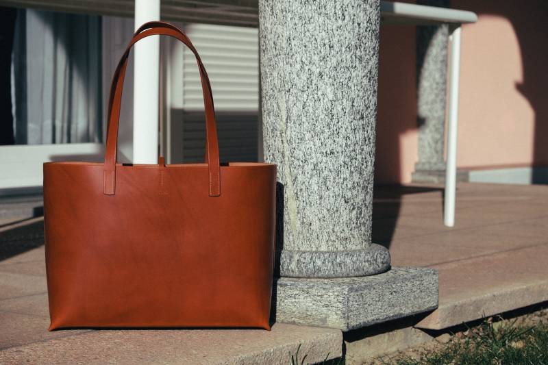 Ledertasche⎪Einkaufstasche⎪Ledertasche⎪Handgefertigte Taschen⎪Ledertasche⎪Ledershopper⎪Handgefertigte Ledertasche⎪Nachhaltiges Leder⎪Naturleder⎪ von VicusPelle