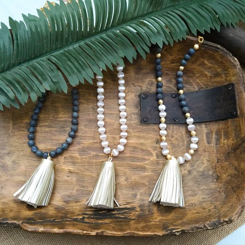 Quaste-Halsketten Quaste-Halsketten von VidaBellaJewelryShop