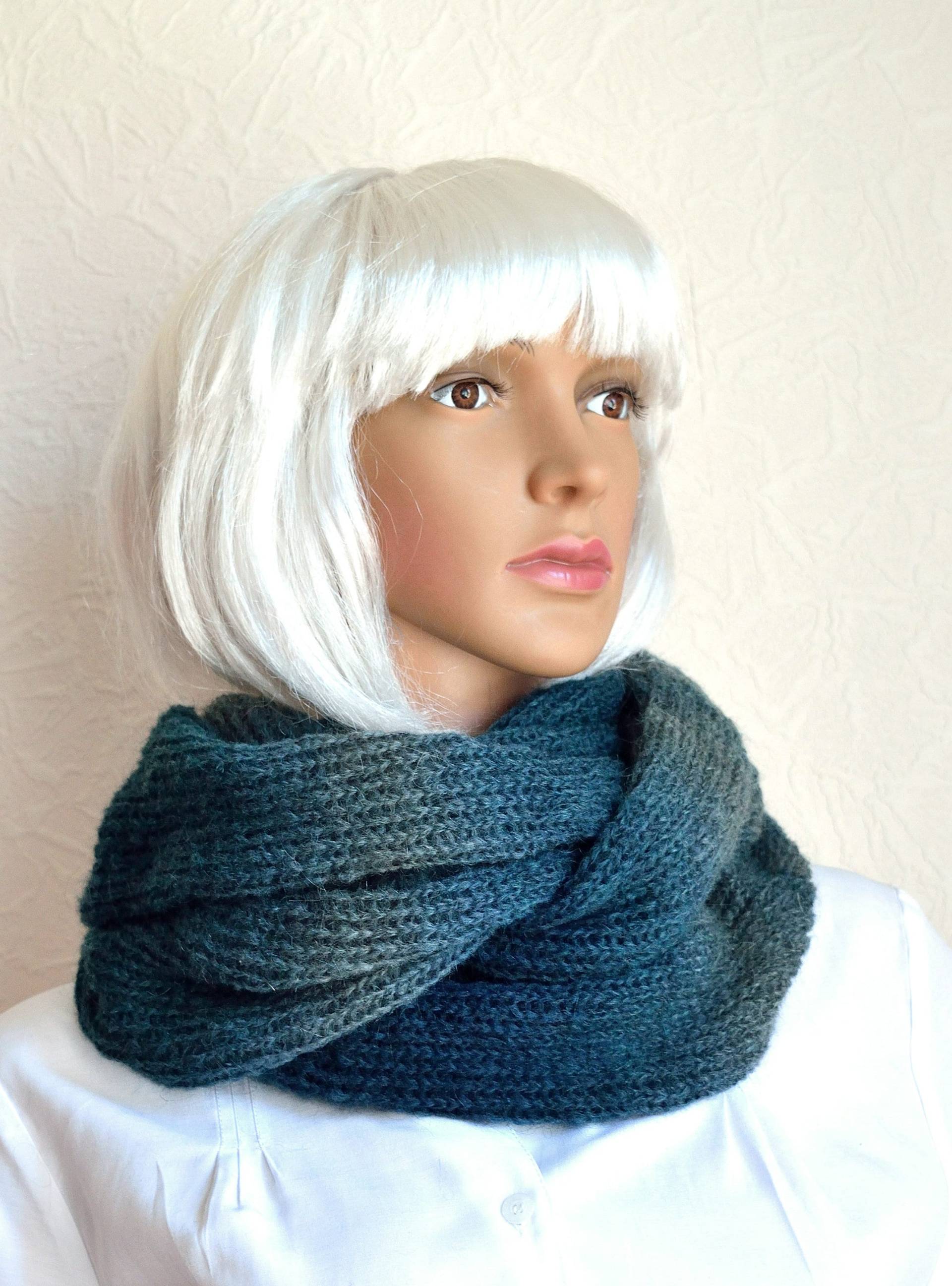 Handgemachte Damen Mohair Loop - Schal von VidaKnitworks