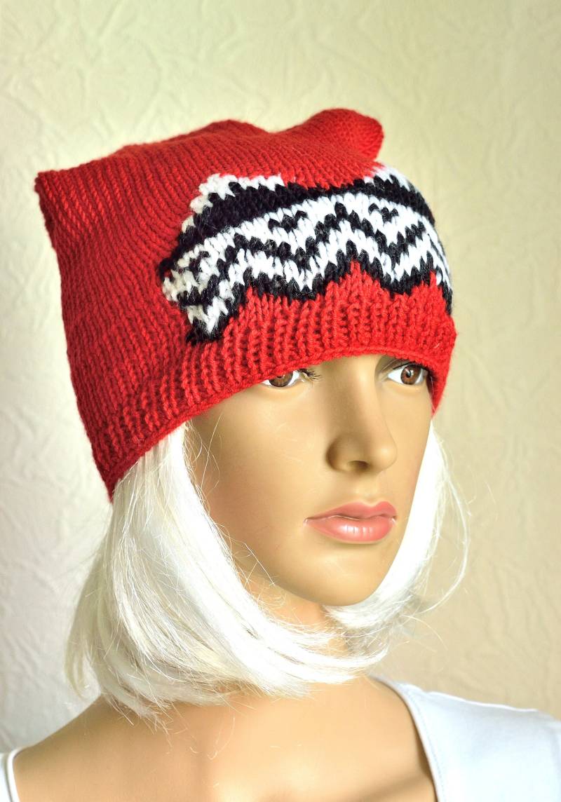 Handgestrickte "'twin Peaks'' Mütze von VidaKnitworks