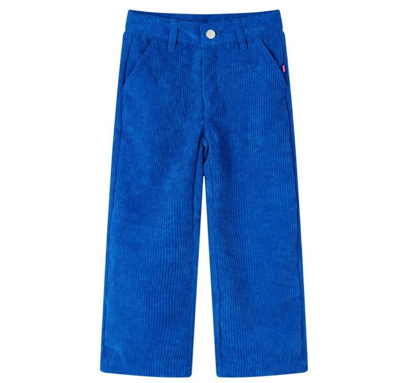 vidaXL Cordschlupfhose Kinderhose Cord Kobaltblau 116 von Vidaxl