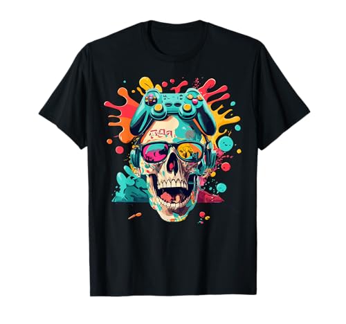 Videospiel-Controller-Gamer-Geschenke für 15-jährigen Jungen T-Shirt von Video Game Controller Control All The Things