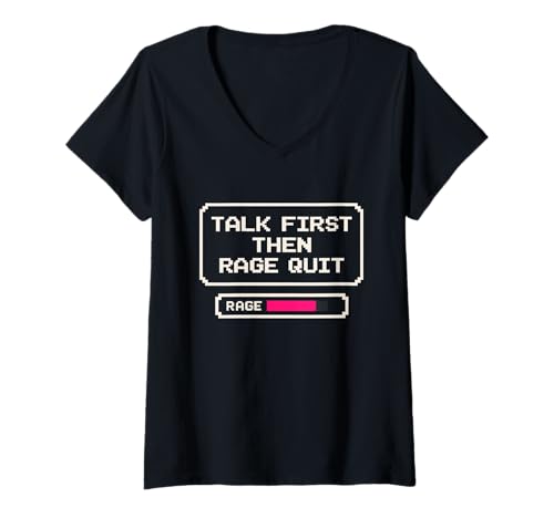 Damen Therapeut, Gamer, Emotionaler Controller, Gamer, Psychische Gesundheit, Spaß T-Shirt mit V-Ausschnitt Damen Therapeut, Gamer, Emotionaler Controller, Gamer, Psychische Gesundheit, Spaß T-Shirt mit V-Ausschnitt von Video Game Psychology Healing Gamer Empathy XP