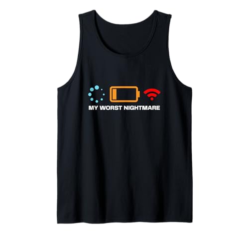 Mein schlimmster Albtraum Lustige PC-Gamer Gaming-Nerds Männer Jungen Tank Top von Video Gamer Birthday Boy Gifts Shop