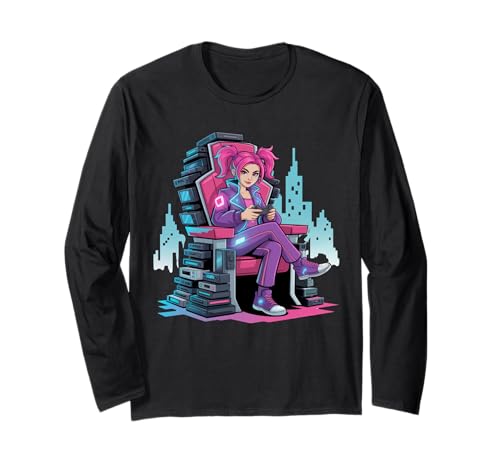 Mädchen Gamers Video Damen Gaming Stuff für Mädchen Gamer Mädchen Langarmshirt Mädchen Gamers Video Damen Gaming Stuff für Mädchen Gamer Mädchen Langarmshirt von Video Gamesgirls' Fashion Kawaii Gamer Girl Stuff