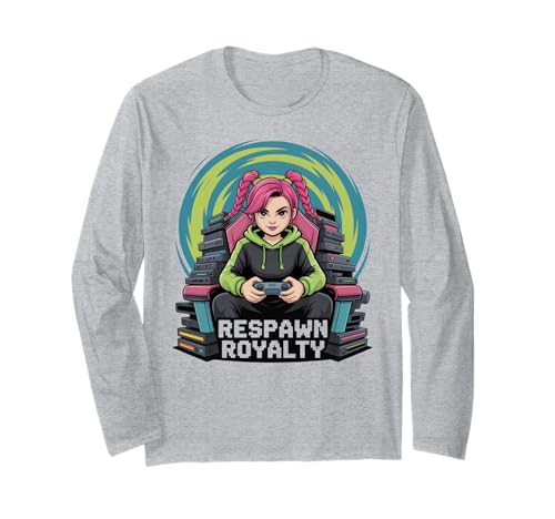 Mädchen Gamers Video Damen Gaming Stuff für Mädchen Gamer Mädchen Langarmshirt Mädchen Gamers Video Damen Gaming Stuff für Mädchen Gamer Mädchen Langarmshirt von Video Gamesgirls' Fashion Kawaii Gamer Girl Stuff