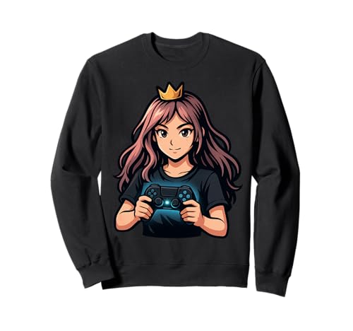 Mädchen Gamers Video Damen Gaming Stuff für Mädchen Gamer Mädchen Sweatshirt Mädchen Gamers Video Damen Gaming Stuff für Mädchen Gamer Mädchen Sweatshirt von Video Gamesgirls' Fashion Kawaii Gamer Girl Stuff