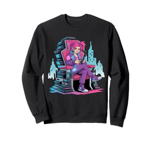 Mädchen Gamers Video Damen Gaming Stuff für Mädchen Gamer Mädchen Sweatshirt Mädchen Gamers Video Damen Gaming Stuff für Mädchen Gamer Mädchen Sweatshirt von Video Gamesgirls' Fashion Kawaii Gamer Girl Stuff