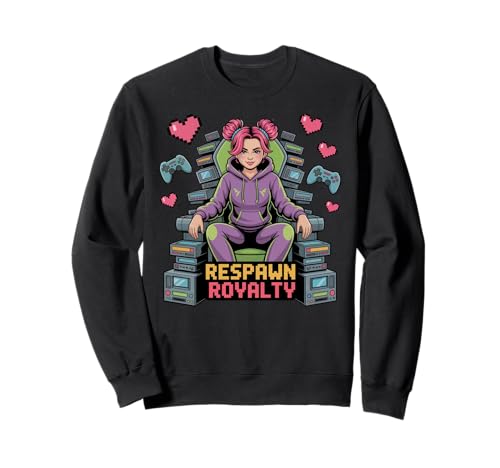 Mädchen Gamers Video Damen Gaming Stuff für Mädchen Gamer Mädchen Sweatshirt Mädchen Gamers Video Damen Gaming Stuff für Mädchen Gamer Mädchen Sweatshirt von Video Gamesgirls' Fashion Kawaii Gamer Girl Stuff