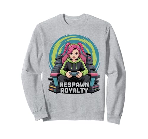Mädchen Gamers Video Damen Gaming Stuff für Mädchen Gamer Mädchen Sweatshirt Mädchen Gamers Video Damen Gaming Stuff für Mädchen Gamer Mädchen Sweatshirt von Video Gamesgirls' Fashion Kawaii Gamer Girl Stuff