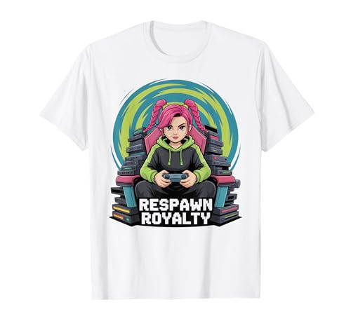 Mädchen Gamers Video Damen Gaming Stuff für Mädchen Gamer Mädchen T-Shirt Mädchen Gamers Video Damen Gaming Stuff für Mädchen Gamer Mädchen T-Shirt von Video Gamesgirls' Fashion Kawaii Gamer Girl Stuff