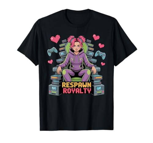 Mädchen Gamers Video Damen Gaming Stuff für Mädchen Gamer Mädchen T-Shirt Mädchen Gamers Video Damen Gaming Stuff für Mädchen Gamer Mädchen T-Shirt von Video Gamesgirls' Fashion Kawaii Gamer Girl Stuff