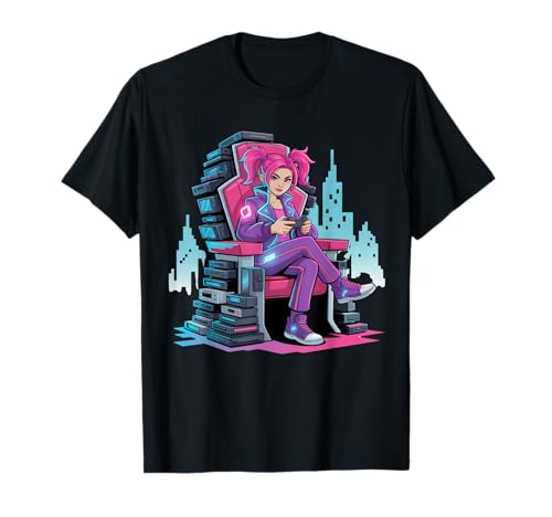 Mädchen Gamers Video Damen Gaming Stuff für Mädchen Gamer Mädchen T-Shirt von Video Gamesgirls' Fashion Kawaii Gamer Girl Stuff
