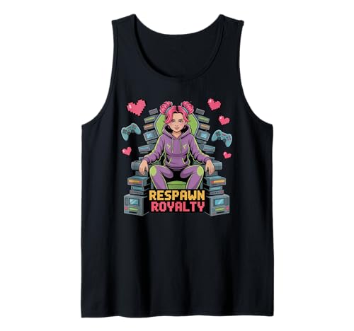 Mädchen Gamers Video Damen Gaming Stuff für Mädchen Gamer Mädchen Tank Top Mädchen Gamers Video Damen Gaming Stuff für Mädchen Gamer Mädchen Tank Top von Video Gamesgirls' Fashion Kawaii Gamer Girl Stuff