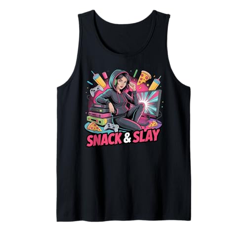 Mädchen Gamers Video Damen Gaming Stuff für Mädchen Gamer Mädchen Tank Top Mädchen Gamers Video Damen Gaming Stuff für Mädchen Gamer Mädchen Tank Top von Video Gamesgirls' Fashion Kawaii Gamer Girl Stuff