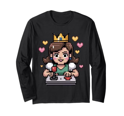 Spielerinnen Video Princess Gaming-Sachen für Gamer-Mädchen Langarmshirt Spielerinnen Video Princess Gaming-Sachen für Gamer-Mädchen Langarmshirt von Video Gamesgirls' Fashion Kawaii Gamer Girl Stuff