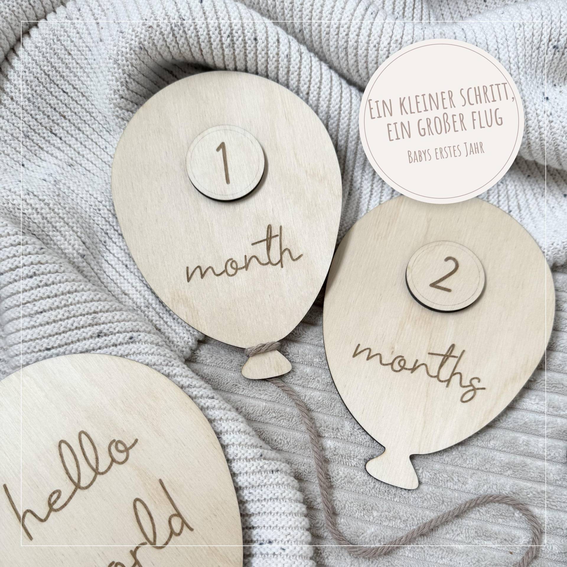 Meilensteine Newborn Ballon | Meilensteinkarten Baby Babys Erstes Jahr Geschenk Geburt Holzschild Geburtsgeschenk Kinderzimmer Meilensteine Newborn Ballon | Meilensteinkarten Baby Babys Erstes Jahr Geschenk Geburt Holzschild Geburtsgeschenk Kinderzimmer von VieMelis