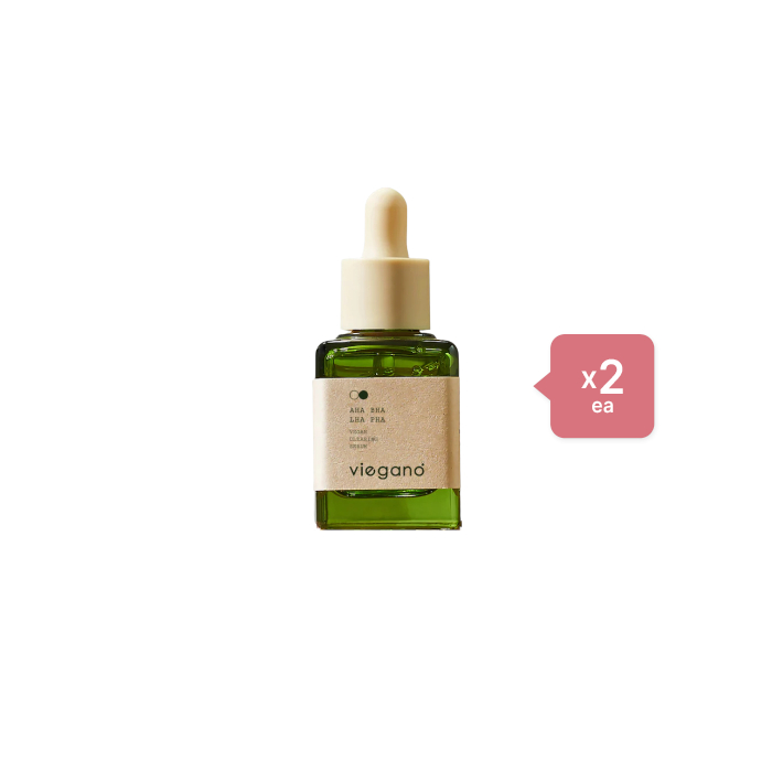 Viegano - AHA BHA LHA PHA Vegan Clearing Serum - 35ml (2ea) Set von Viegano