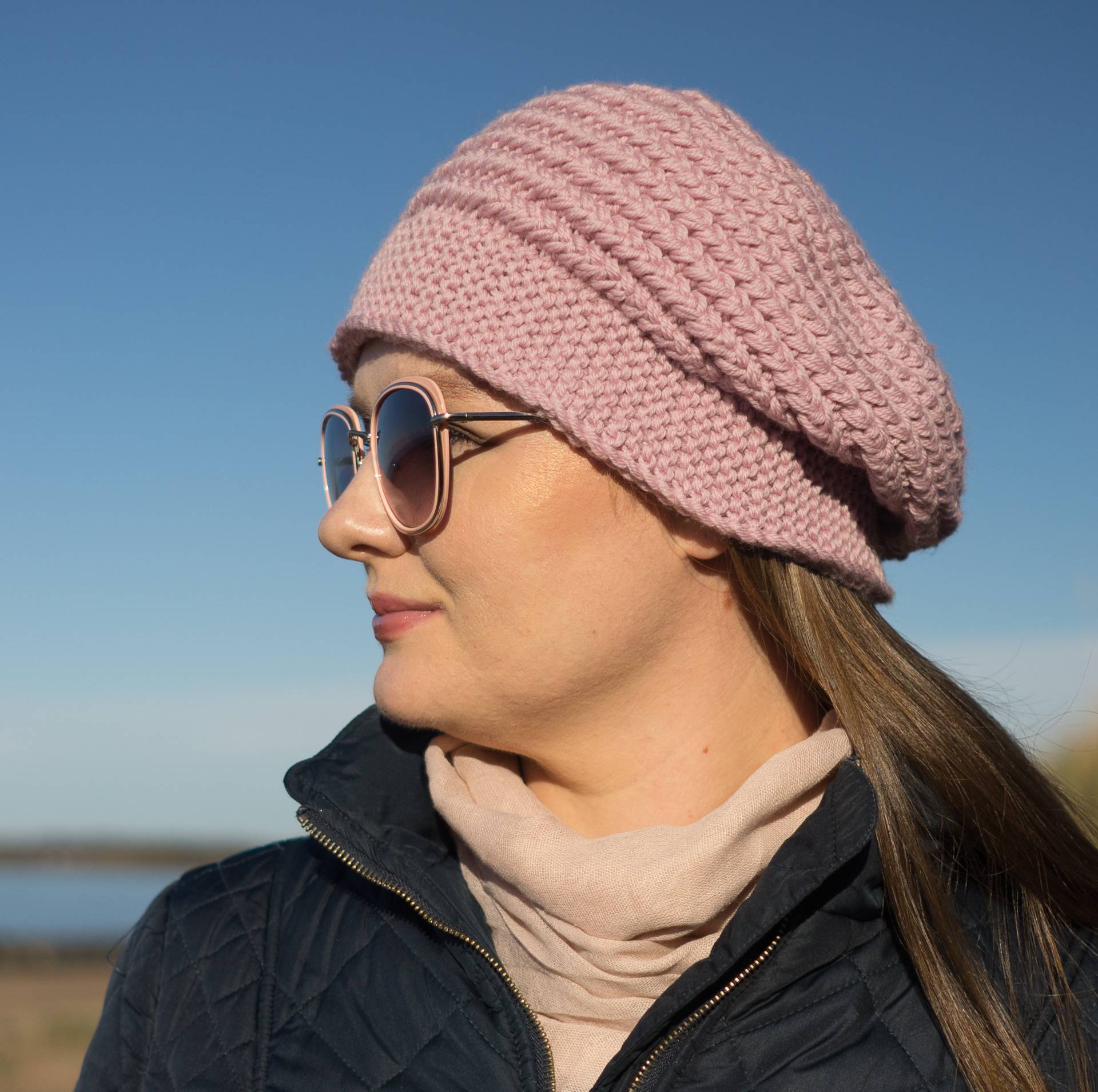 Mutze, Rosa Hut, Womans Schlapphut, Geschenk Für Sie von Vielana