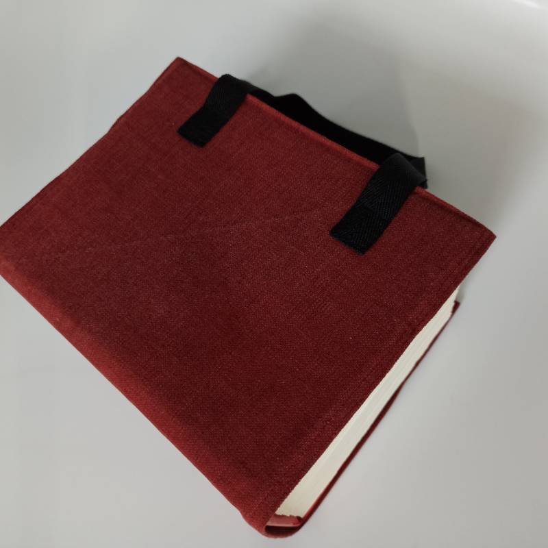 Habersack-Tasche | 41 Dunkelrot Jeansstoff | Usedlook Umschlag 100 Mm Dt. Gesetze Textsammlung Buch Bücher Henkel Jura Studium Referendariat von Vielfach