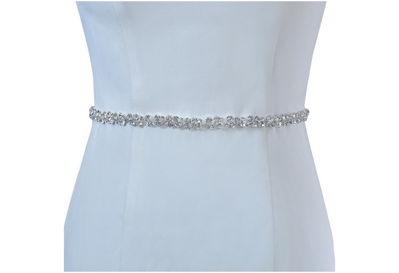 Viellan Kettengürtel Gürtel,Brautgürtel,Brautkleid Accessoires,Strass Taille Kette+Band von Viellan