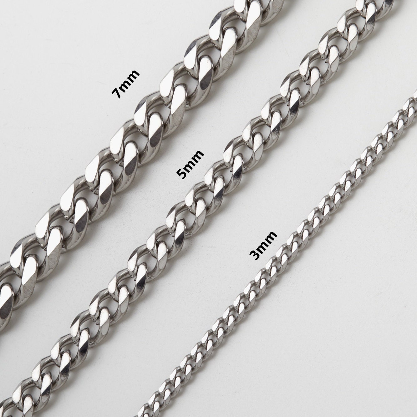 Gliederhalskette Silberkette Stainless Steel Chain Silber Herrenkette Geschenk Für Herren Gliederkette 925 Kette von Vielring