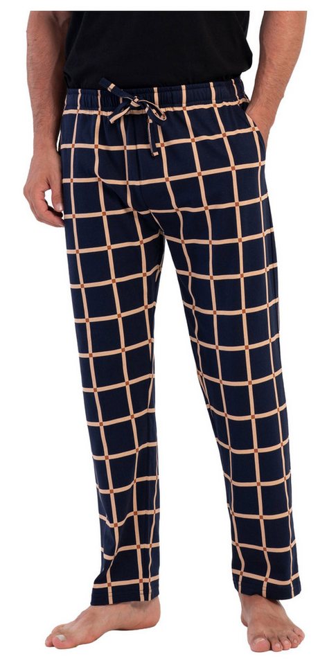 Vienetta Pyjamahose Herren Schlafanzughose (1-tlg) Baumwolle von Vienetta