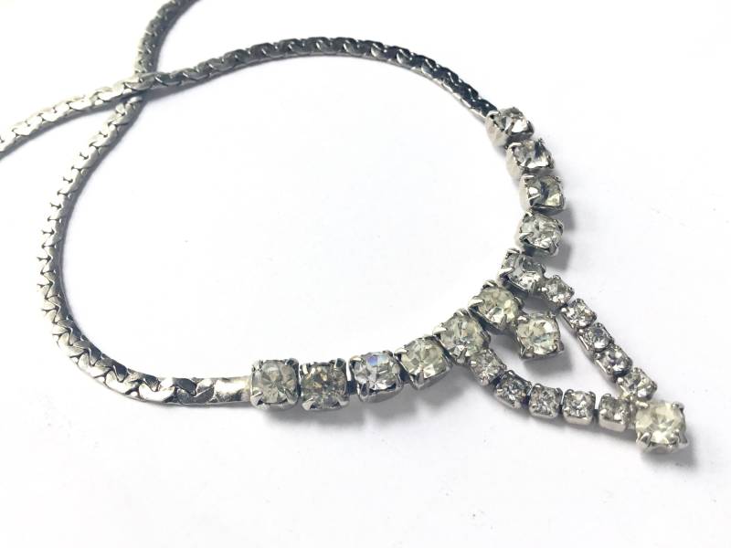 Vintage Strass Schlangenkette 1960S Schmuck Vintage Strass Schlangenkette 1960S Schmuck von ViennaDelight