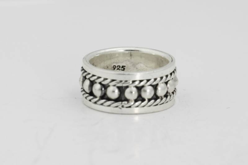 925 Silber Kugelringe, Kugelring Silber, Silberring, Ehering von ViennaJewelryandCo