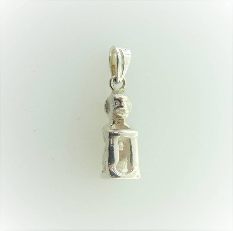 Vintage Handgeschnitzter Grübelmann Charm - Sterling Silber von ViennaJewelryandCo