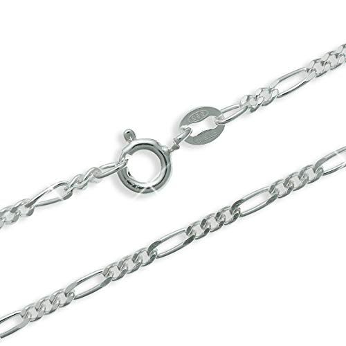 Feine Figarokette für Kinder Sterling Silber 925 Breite 2,10mm Länge 36cm (Art.303031) von Viennagold