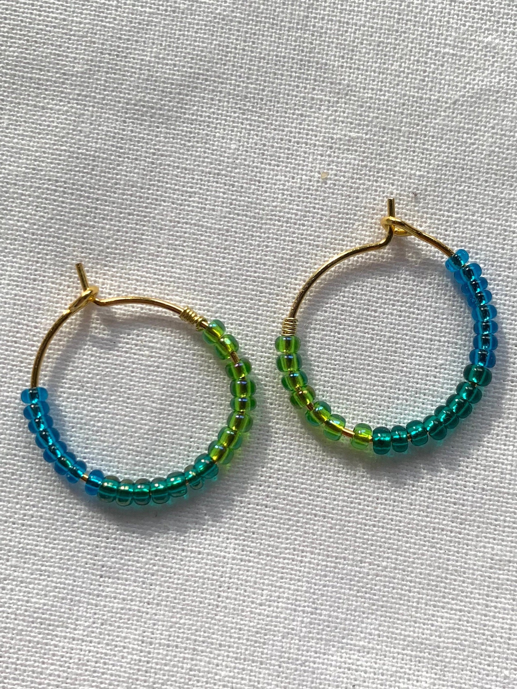 Bunte Perlen Creolen I Beads Y2K Bunte Perlen Creolen I Beads Y2K von VierRosen