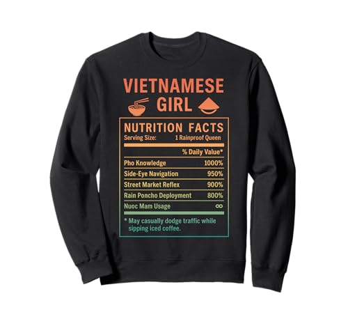 Lustiges vietnamesisches Mädchen, stolze vietnamesische Frauen Sweatshirt von Vietnamese Girl Gifts for Proud Vietnamese Women