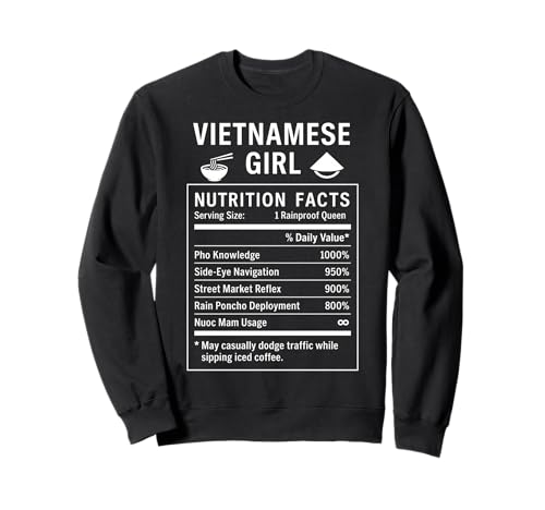 Lustiges vietnamesisches Mädchen, stolze vietnamesische Frauen Sweatshirt von Vietnamese Girl Gifts for Proud Vietnamese Women
