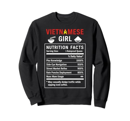 Lustiges vietnamesisches Mädchen, stolze vietnamesische Frauen Sweatshirt von Vietnamese Girl Gifts for Proud Vietnamese Women