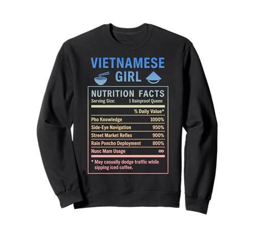 Lustiges vietnamesisches Mädchen, stolze vietnamesische Frauen Sweatshirt von Vietnamese Girl Gifts for Proud Vietnamese Women