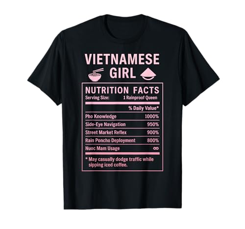 Lustiges vietnamesisches Mädchen, stolze vietnamesische Frauen T-Shirt von Vietnamese Girl Gifts for Proud Vietnamese Women