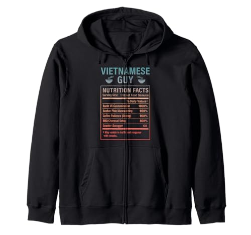 Lustiger vietnamesischer Kerl stolze Männer mit Vietnamwurzeln Kapuzenjacke von Vietnamese Humor Gifts for Men of Vietnam