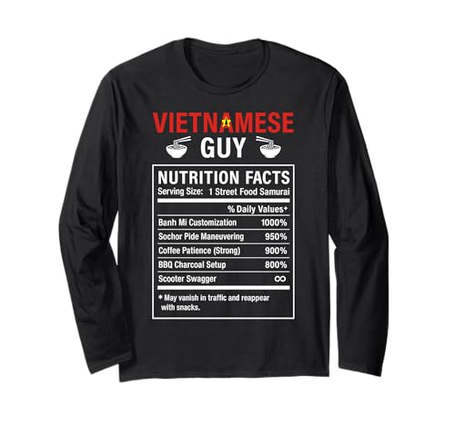 Lustiger vietnamesischer Kerl stolze Männer mit Vietnamwurzeln Langarmshirt von Vietnamese Humor Gifts for Men of Vietnam