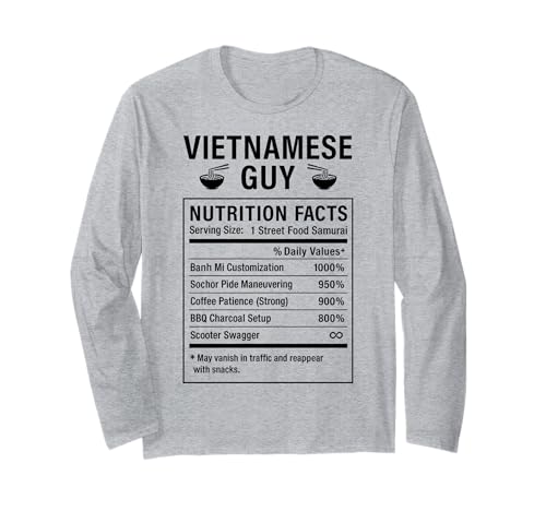 Lustiger vietnamesischer Kerl stolze Männer mit Vietnamwurzeln Langarmshirt von Vietnamese Humor Gifts for Men of Vietnam