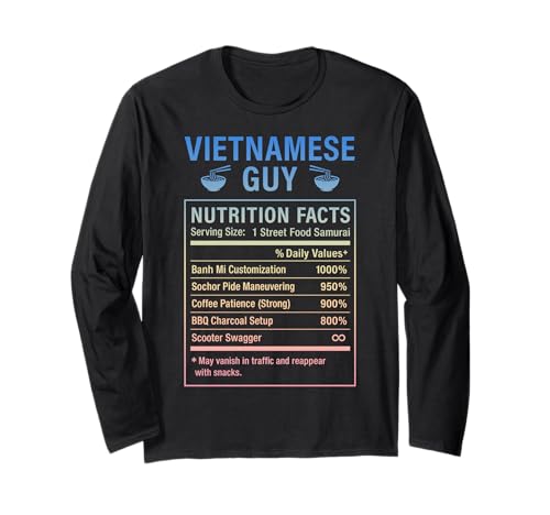 Lustiger vietnamesischer Kerl stolze Männer mit Vietnamwurzeln Langarmshirt von Vietnamese Humor Gifts for Men of Vietnam
